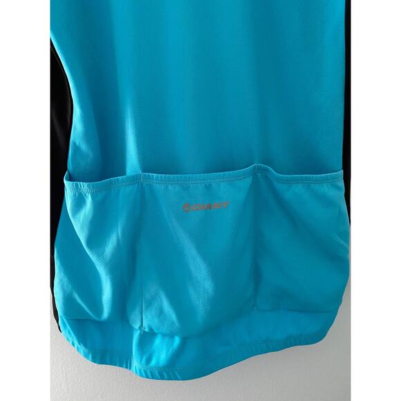 GIANT Cycle JERSEY Shirt Size XL Polyester BIKE Bicycle CBue - Picture 2 of 5